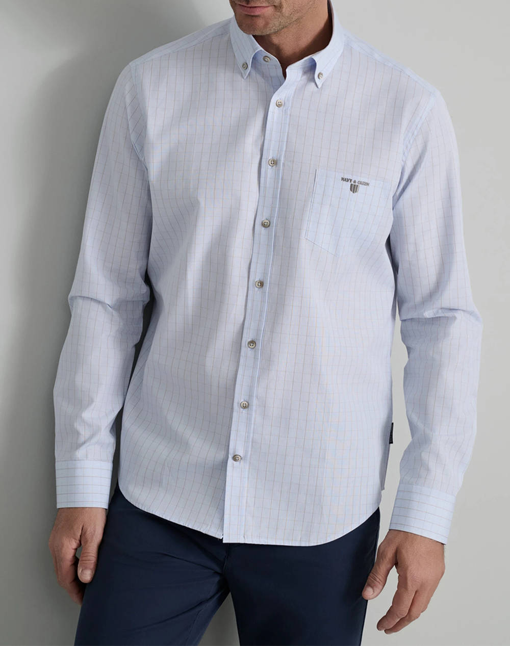 NAVY&GREEN РИЗА COMFORT FIT