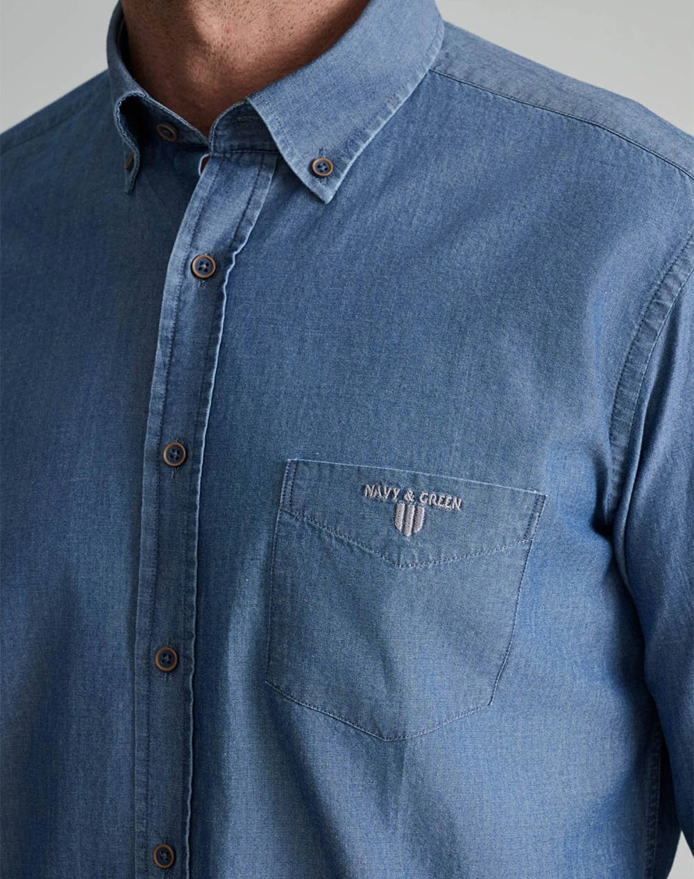 NAVY&GREEN РИЗА COMFORT FIT