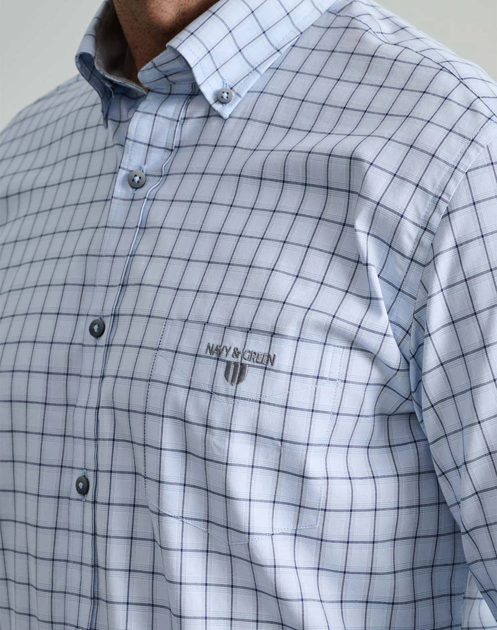 NAVY&GREEN РИЗА COMFORT FIT