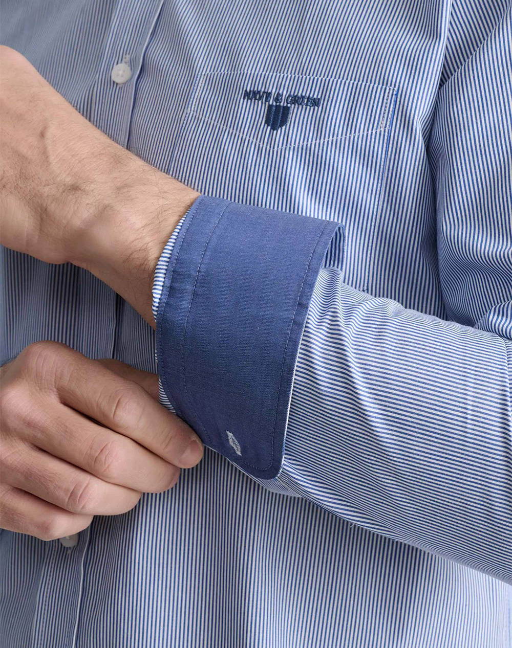 NAVY&GREEN РИЗА COMFORT FIT