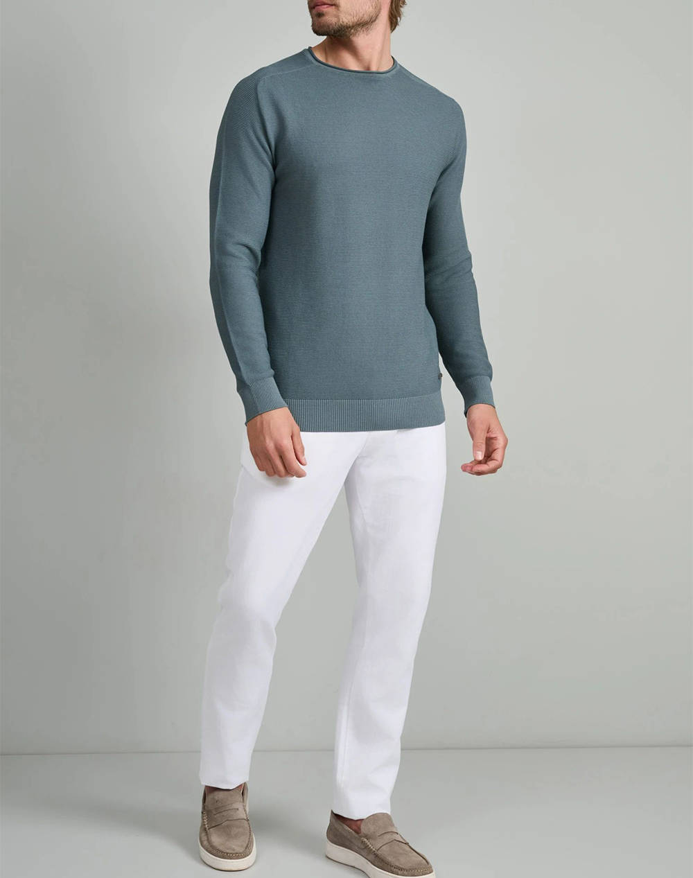 NAVY&GREEN ПЛЕТЕНА БЛУЗА