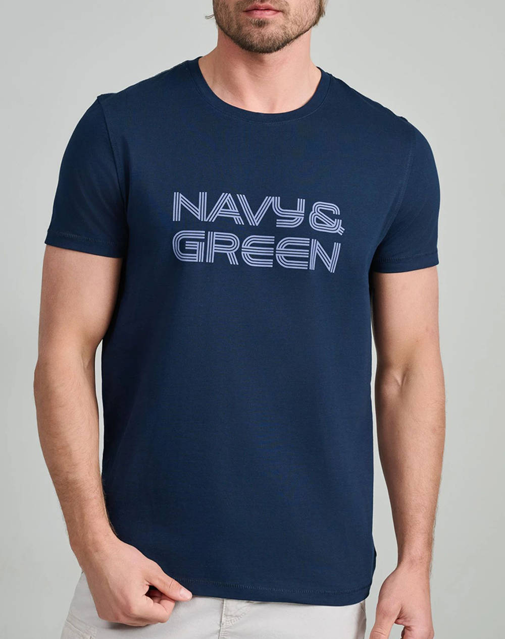 NAVY&GREEN ТЕНИСКА