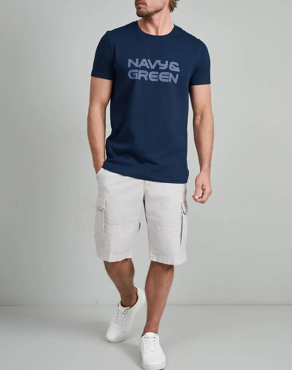 NAVY&GREEN ТЕНИСКА