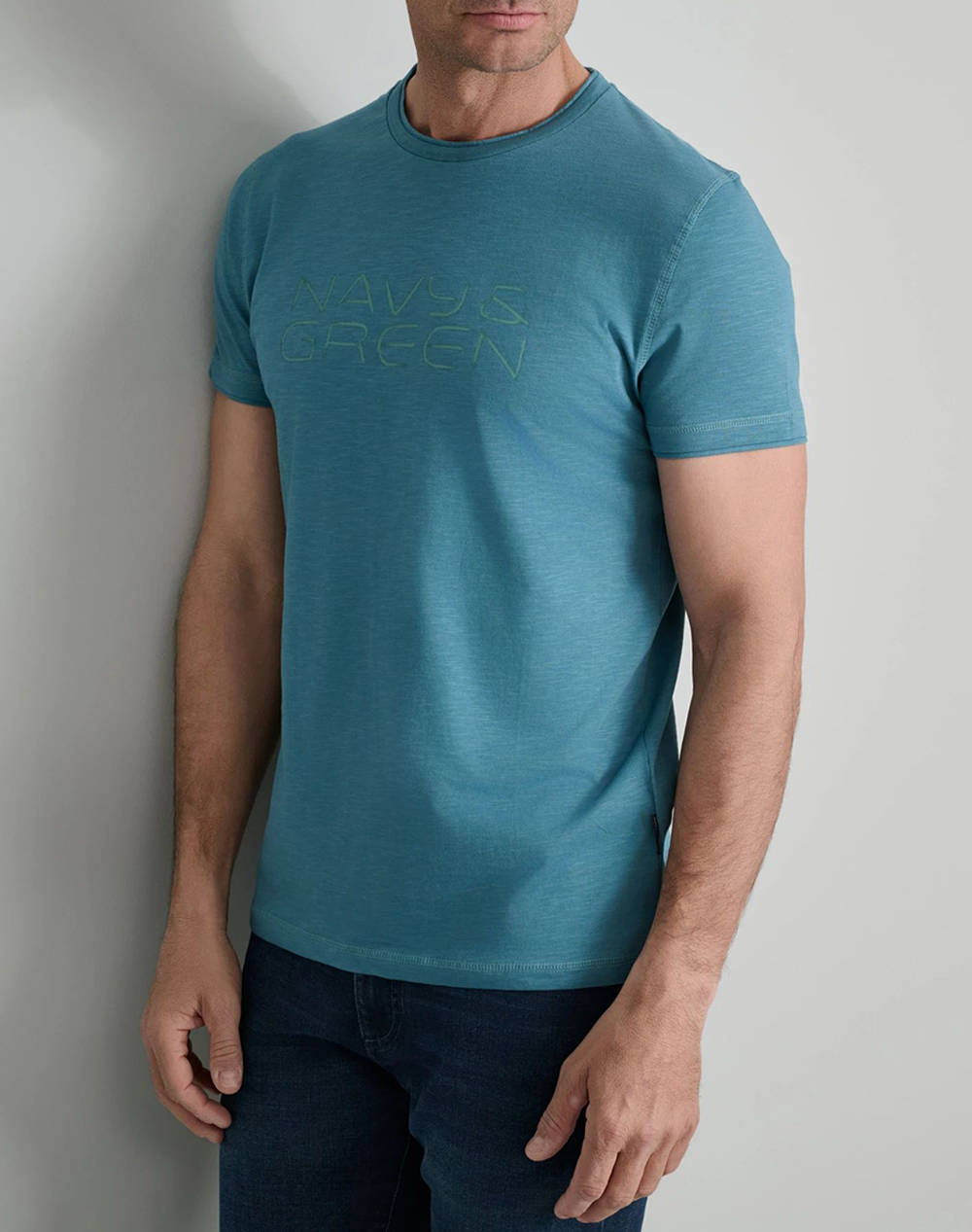 NAVY&GREEN ТЕНИСКА