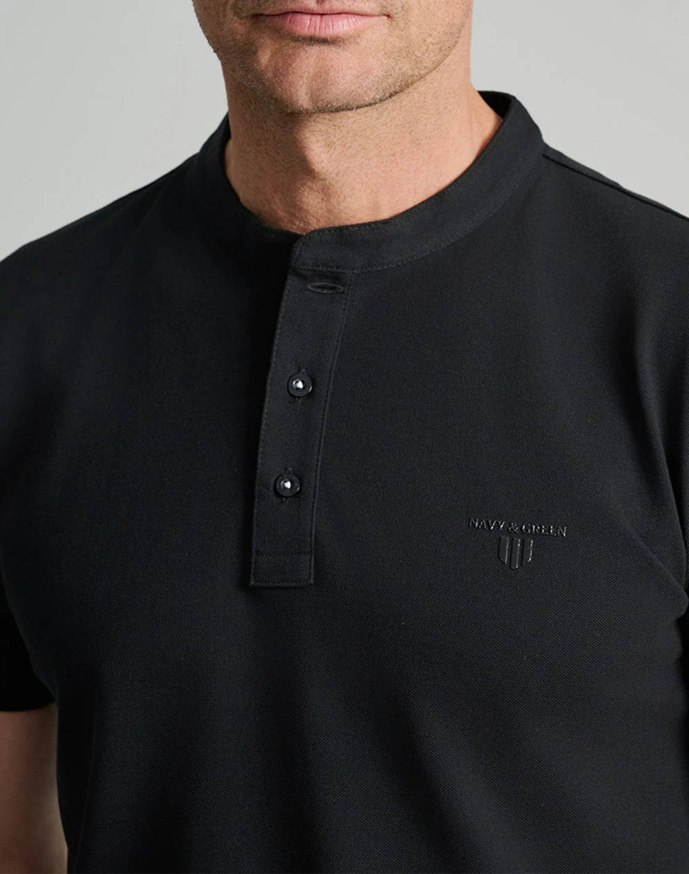 NAVY&GREENМЪЖКА ТЕНИСКА, YOUNG LINE