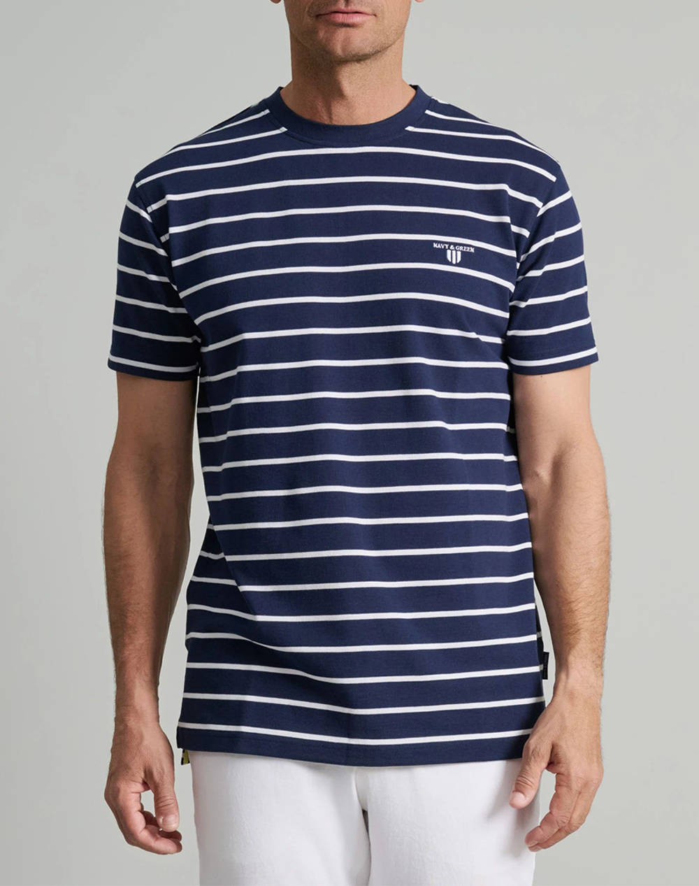 NAVY&GREEN МЪЖКА ТЕНИСКА, CUSTOM FIT