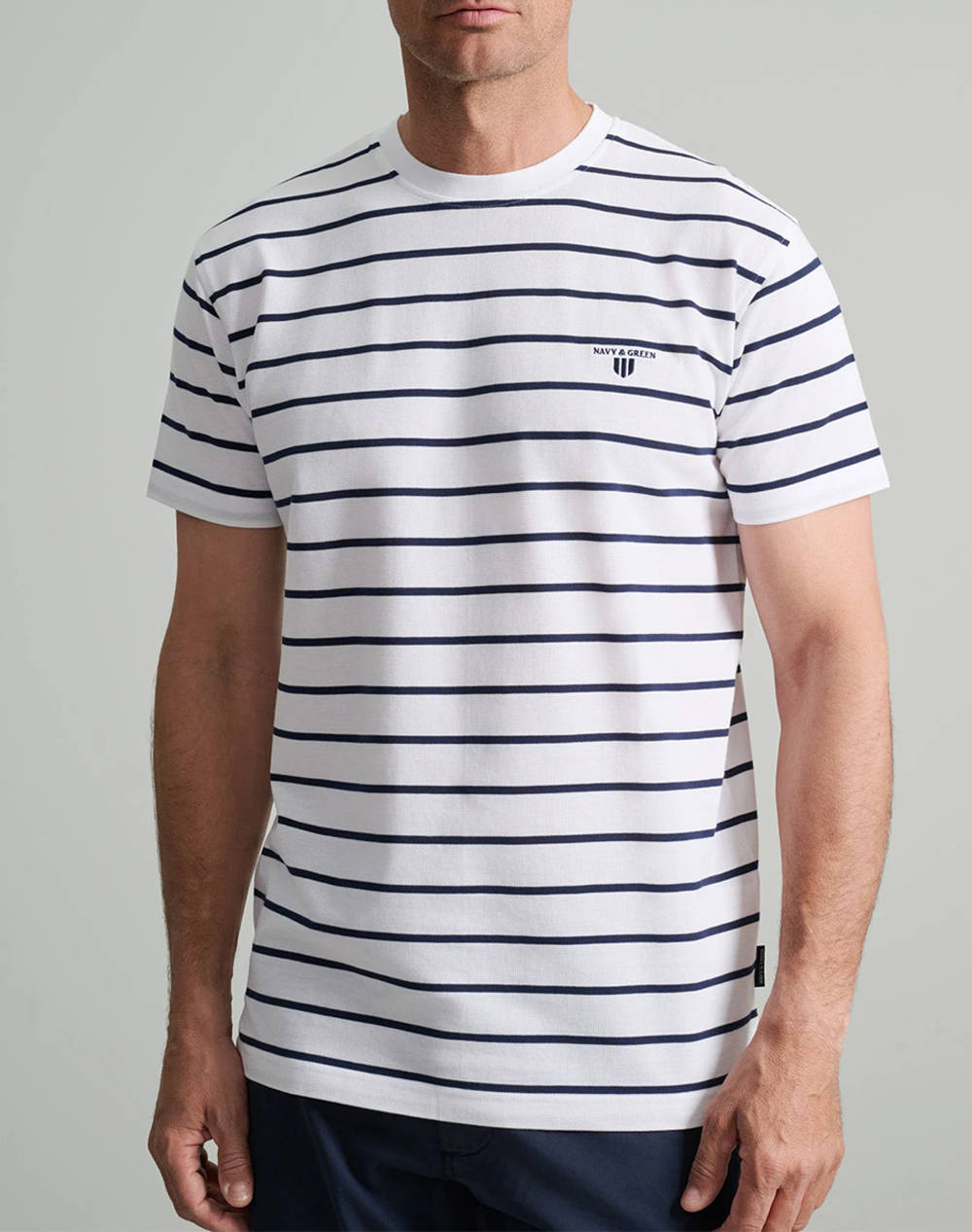NAVY&GREEN МЪЖКА ТЕНИСКА, CUSTOM FIT