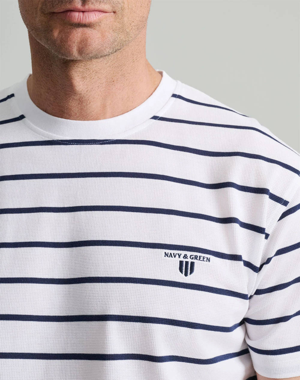 NAVY&GREEN МЪЖКА ТЕНИСКА, CUSTOM FIT