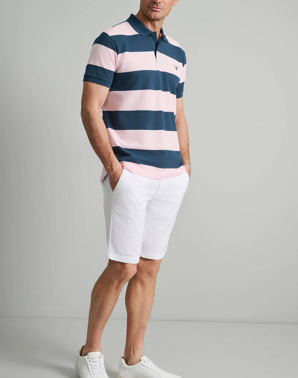 NAVY&GREEN МЪЖКА ТЕНИСКА, CUSTOM FIT