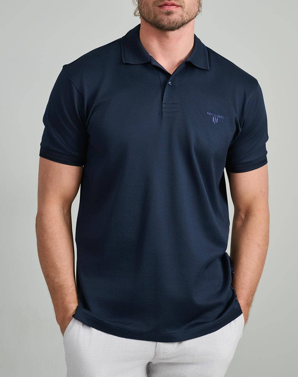 NAVY&GREEN ТЕНИСКА