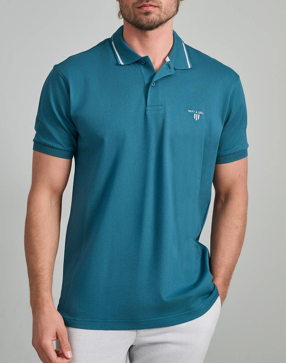 NAVY&GREEN ТЕНИСКА