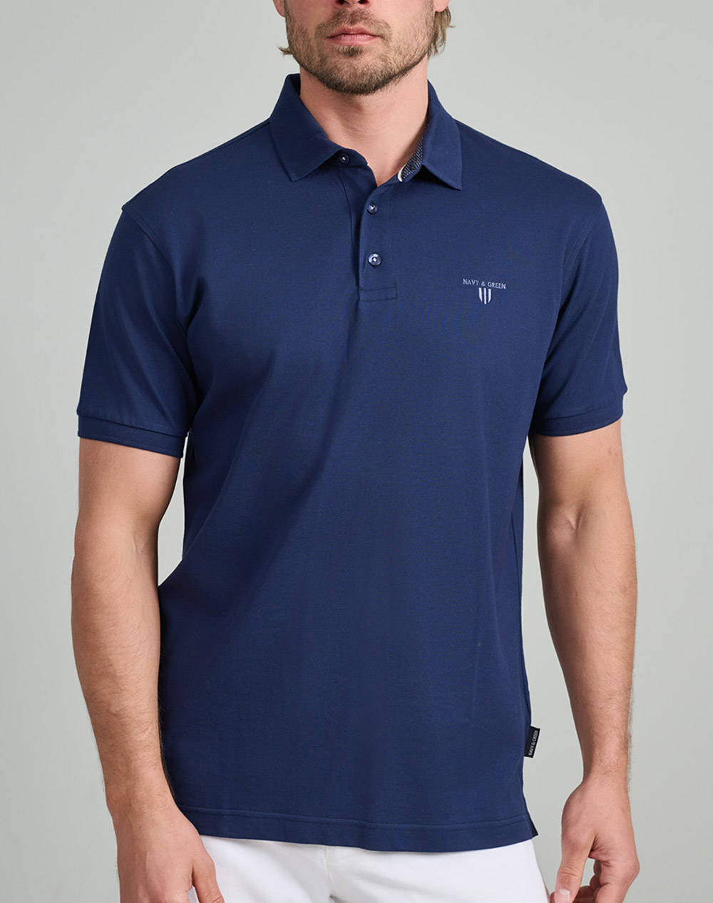 NAVY&GREEN ТЕНИСКА ПОЛО