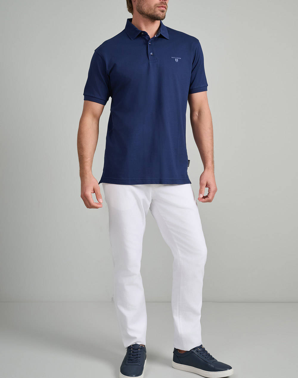 NAVY&GREEN ТЕНИСКА ПОЛО
