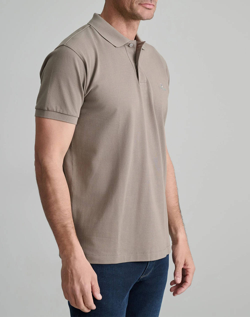 NAVY&GREEN ТЕНИСКА ПОЛО CUSTOM FIT
