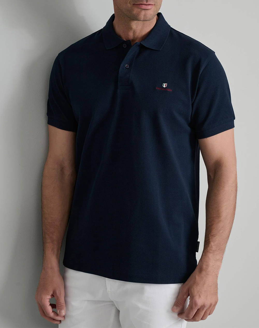 NAVY&GREEN ТЕНИСКА ПОЛО CUSTOM FIT