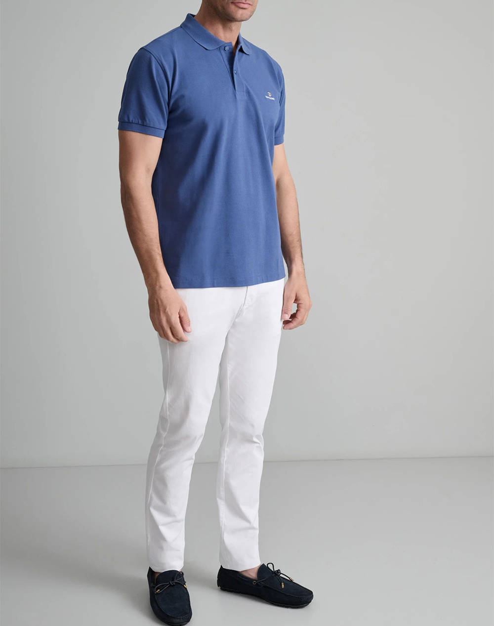 NAVY&GREEN ТЕНИСКА ПОЛО CUSTOM FIT
