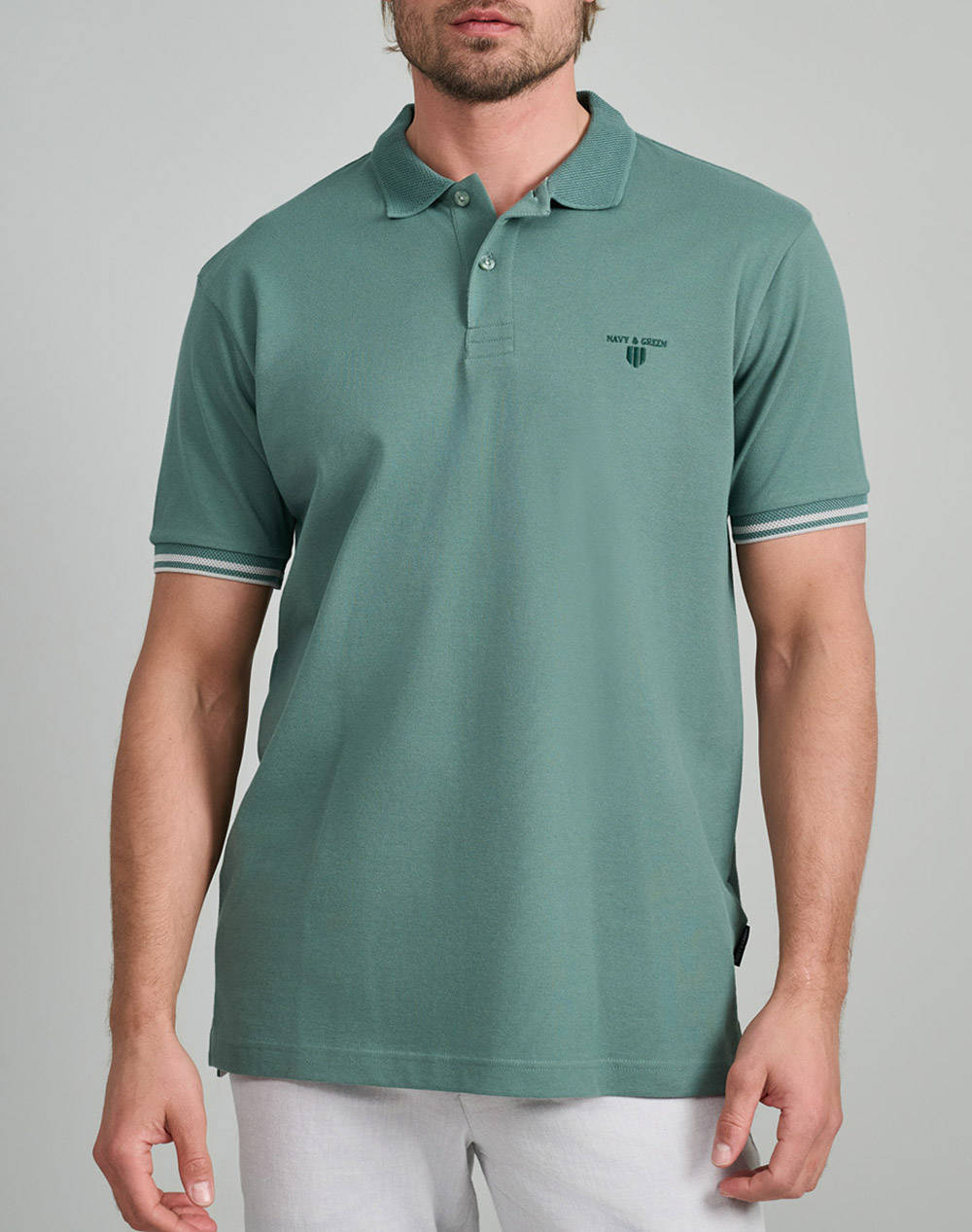 NAVY&GREEN ТЕНИСКА ПОЛО