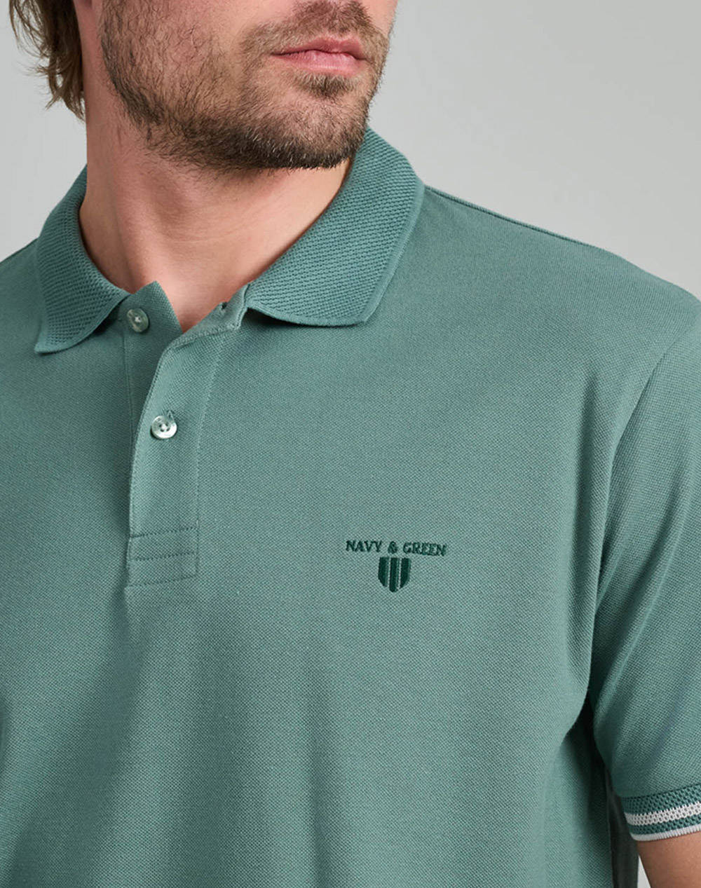 NAVY&GREEN ТЕНИСКА ПОЛО
