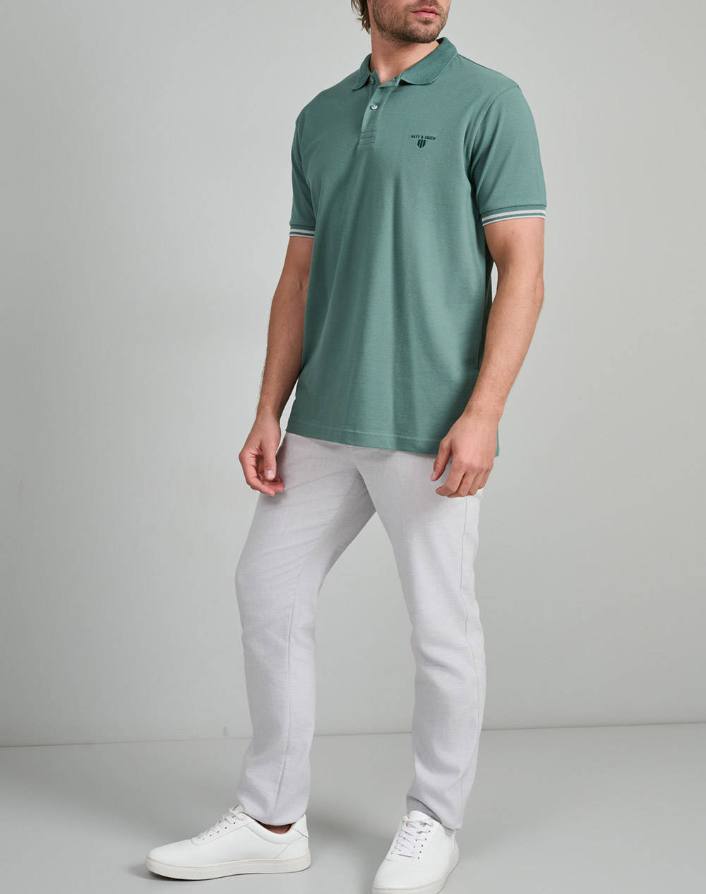 NAVY&GREEN ТЕНИСКА ПОЛО