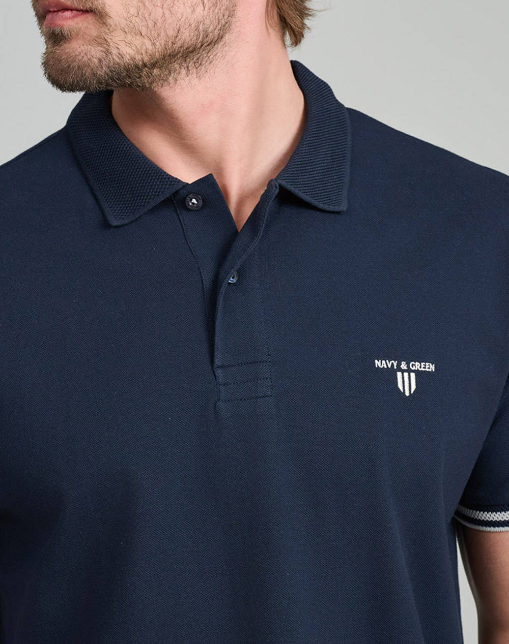 NAVY&GREEN ТЕНИСКА ПОЛО