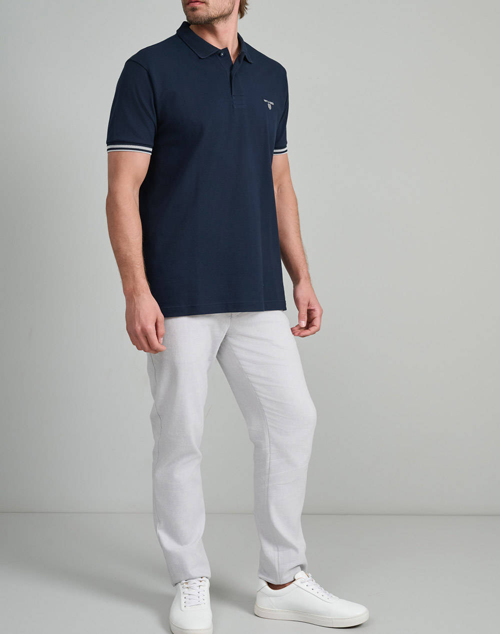 NAVY&GREEN ТЕНИСКА ПОЛО
