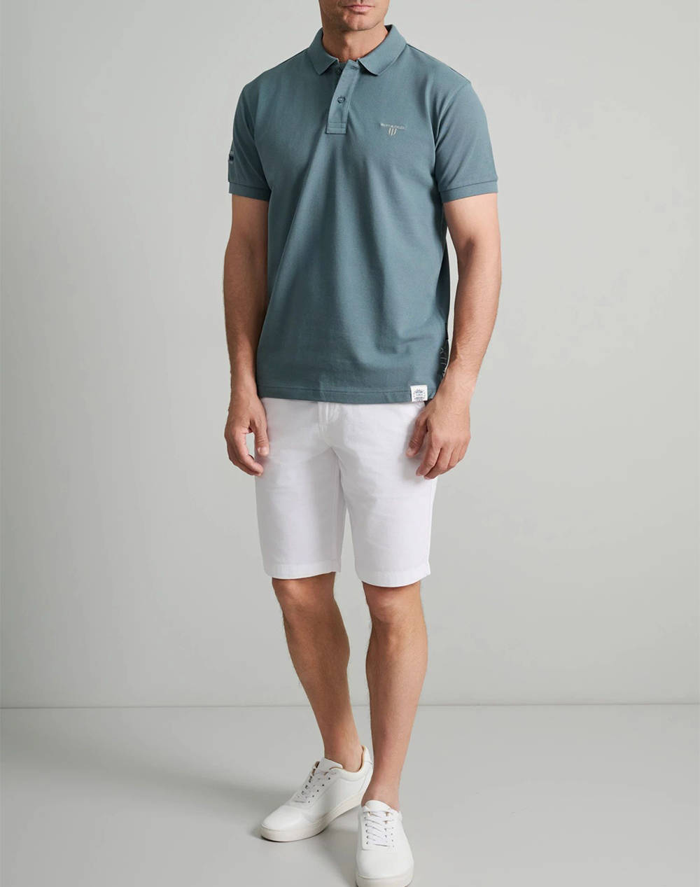 NAVY&GREEN МЪЖКА ТЕНИСКА ПОЛО, CUSTOM FIT