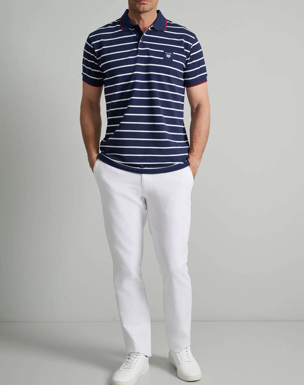 NAVY&GREEN МЪЖКА ТЕНИСКА, CUSTOM FIT