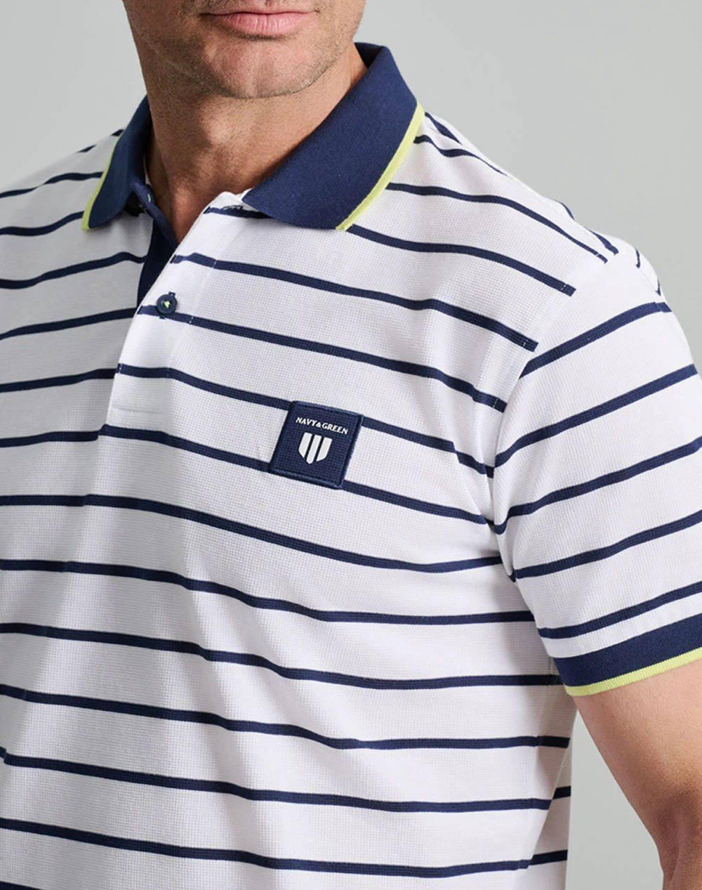 NAVY&GREEN МЪЖКА ТЕНИСКА, CUSTOM FIT