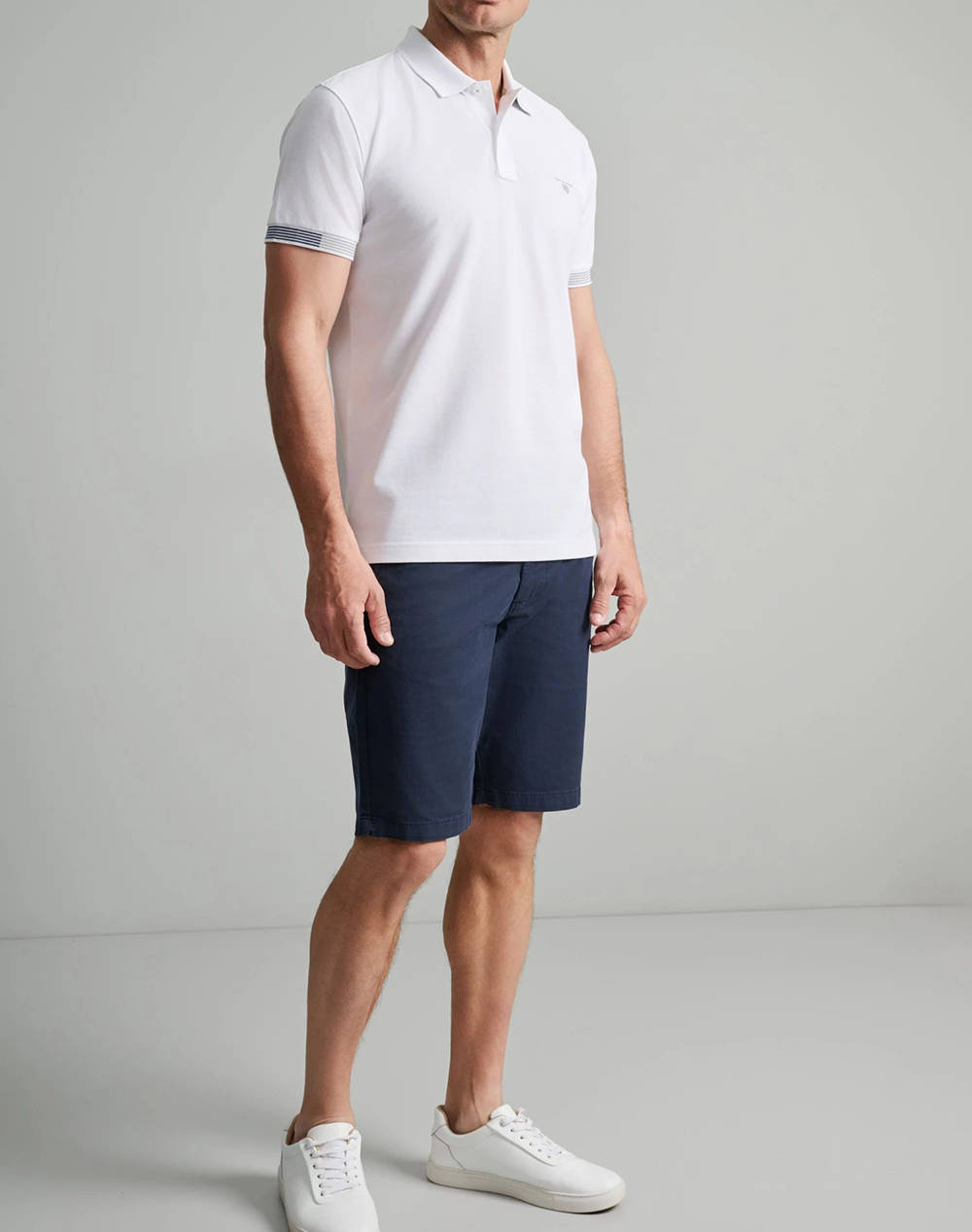 NAVY&GREEN МЪЖКА ТЕНИСКА ПОЛО, CUSTOM FIT