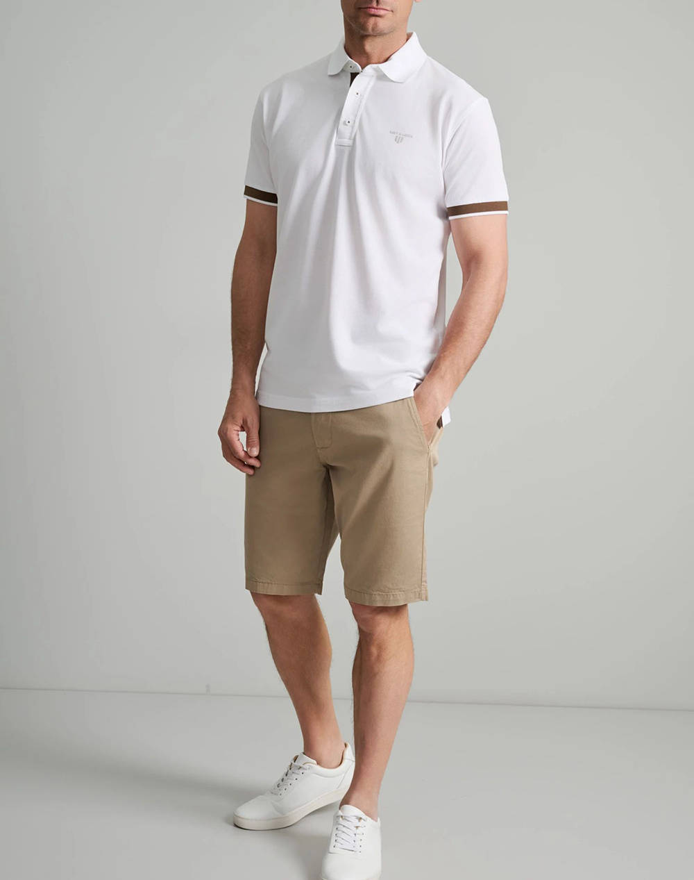 NAVY&GREEN МЪЖКА ТЕНИСКА ПОЛО, CUSTOM FIT