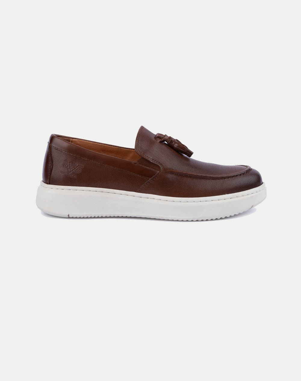 19V69 MENS SHOES LOAFER WAXED LEA/EMBOSSED V1969