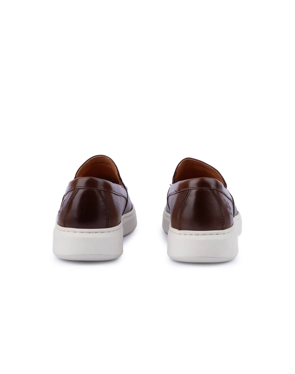 19V69 MENS SHOES LOAFER WAXED LEA/EMBOSSED V1969