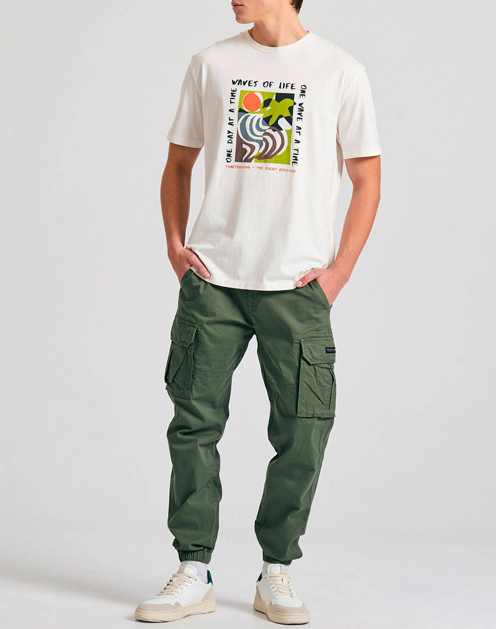 FUNKY BUDDHA Мъжки панталони Cargo