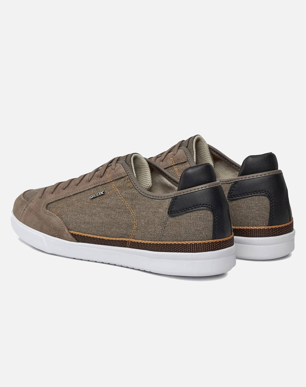 GEOX U WALEE A - WASH.CANVAS+SUEDE
