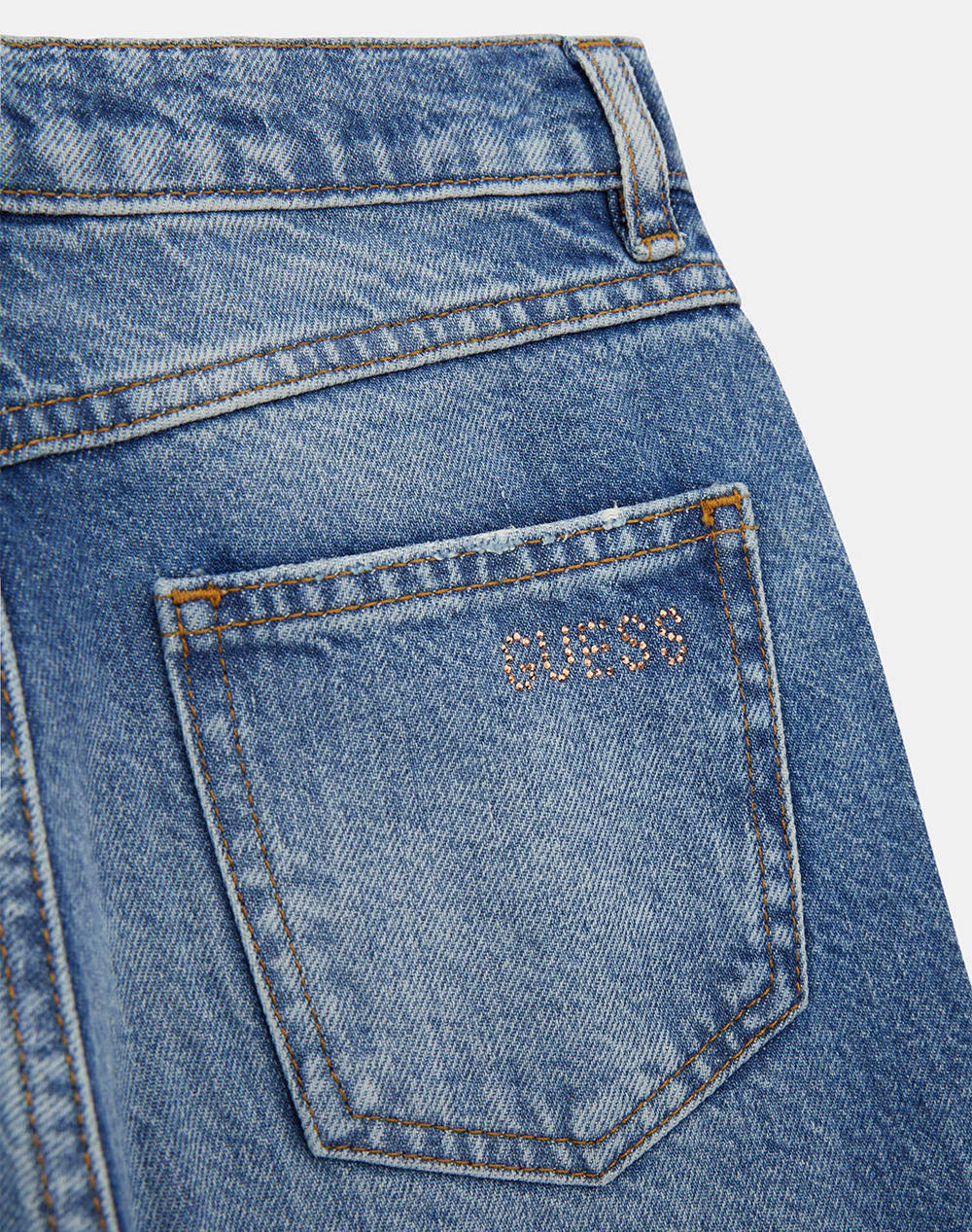 GUESS RIGID DENIM 90S FIT ДЕТСКИ ПАНТАЛОНИ GIRL
