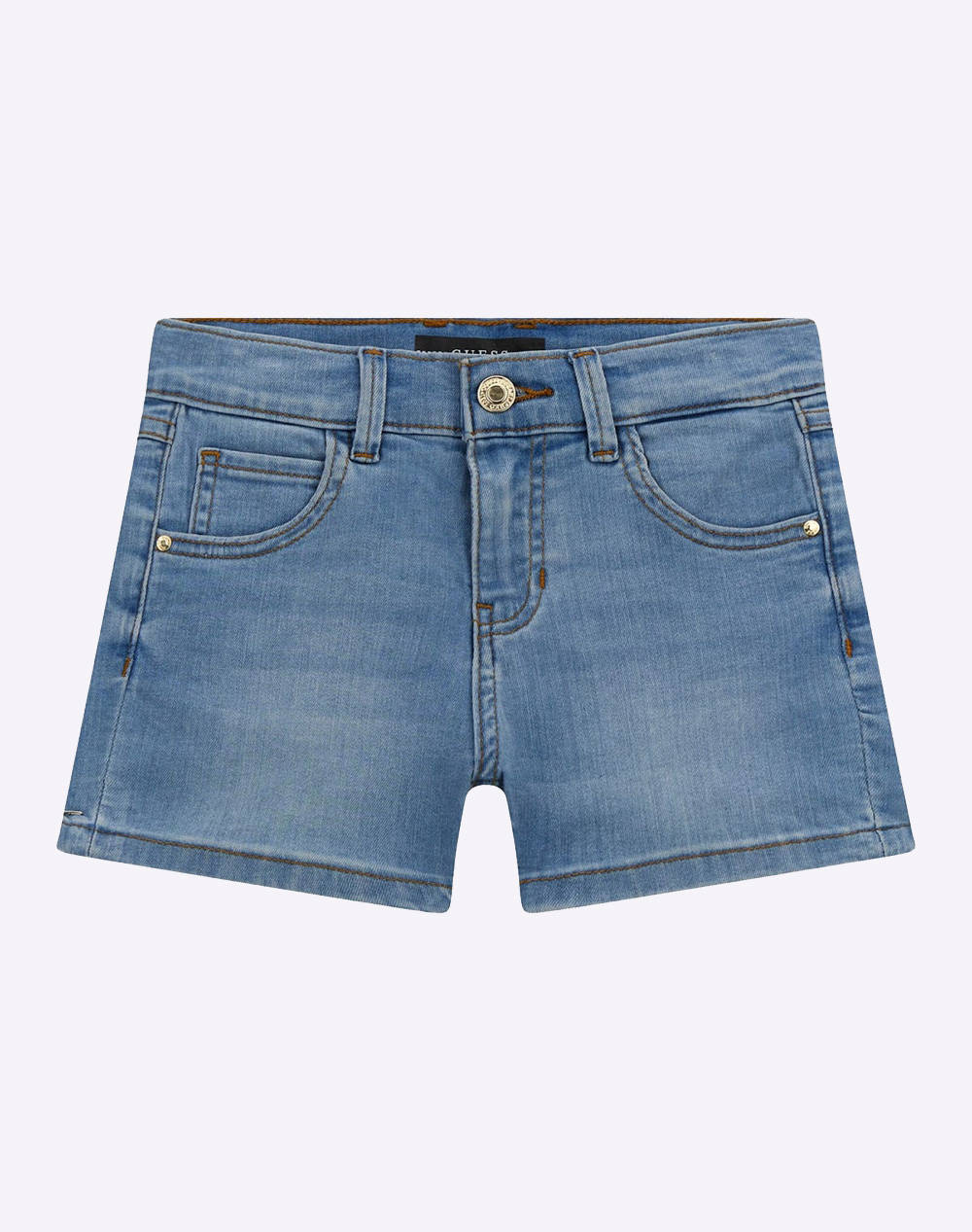 GUESS STRETCH DENIM SHORT - STRETCH DENIM_9.1 OZ КЪСИ ПАНТАЛОНИ ЗА ДЕЦА GIRL