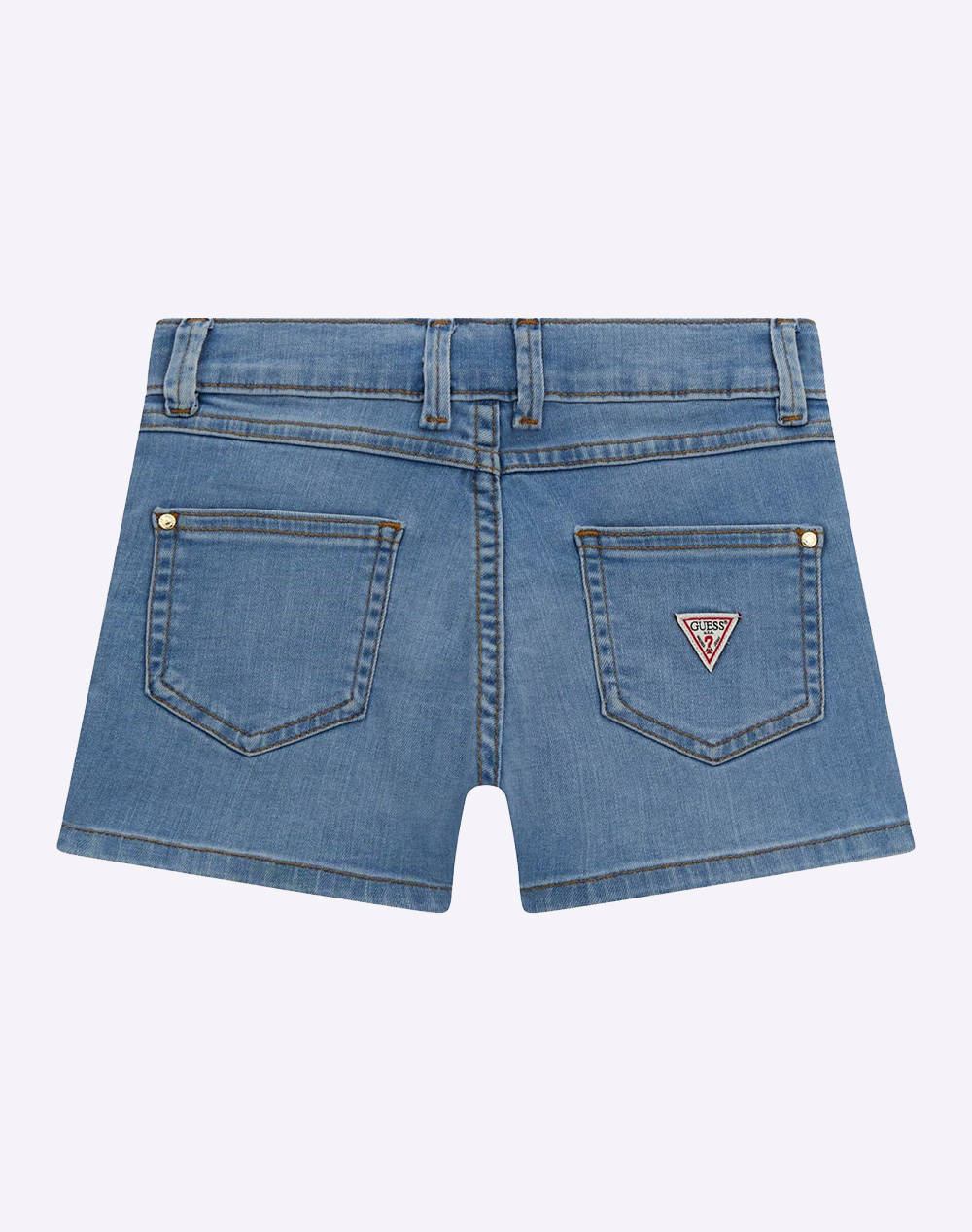 GUESS STRETCH DENIM SHORT - STRETCH DENIM_9.1 OZ КЪСИ ПАНТАЛОНИ ЗА ДЕЦА GIRL