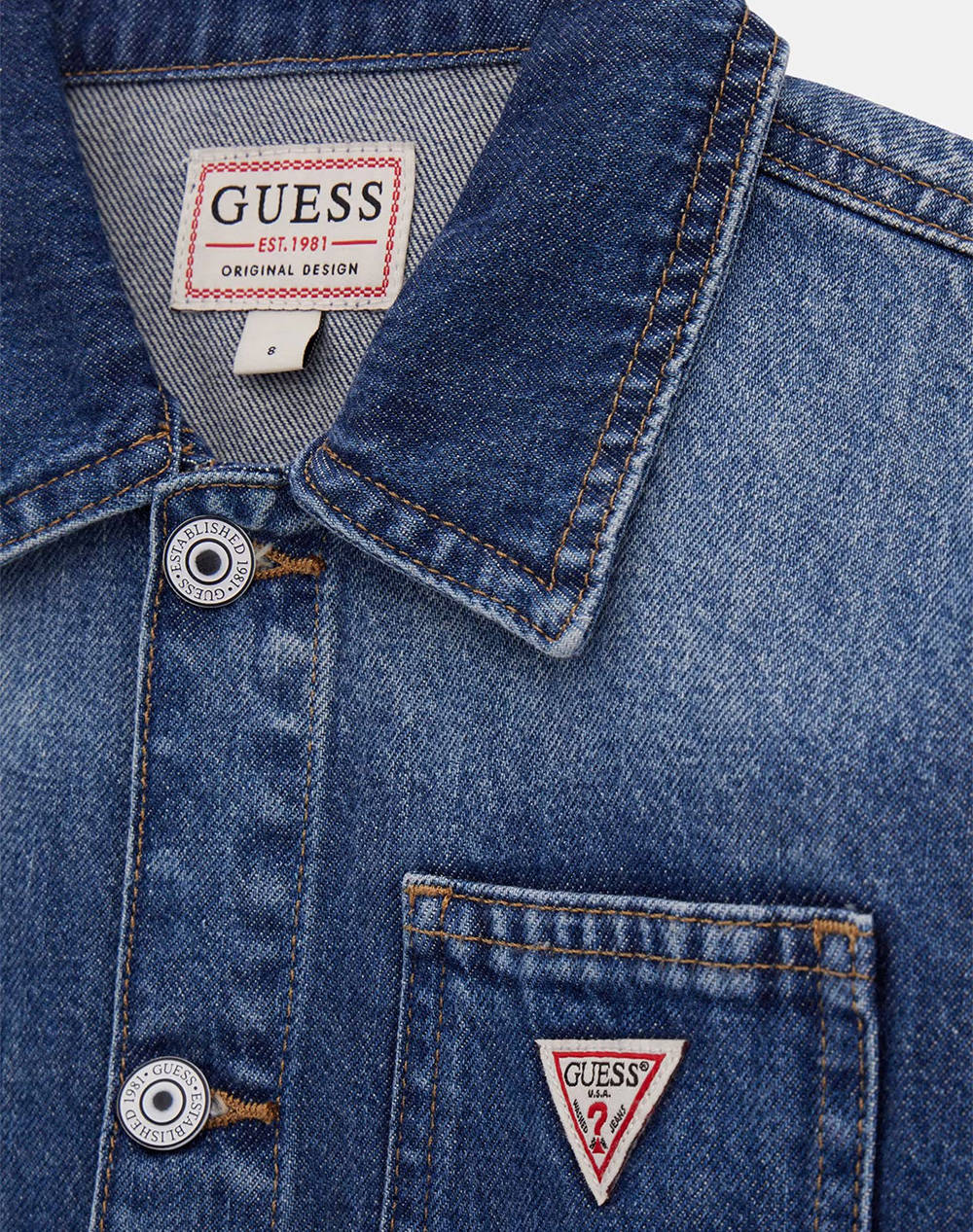 GUESS RIGID DENIM OVERSIZE JACKET ДЕТСКО ЯКЕ GIRL