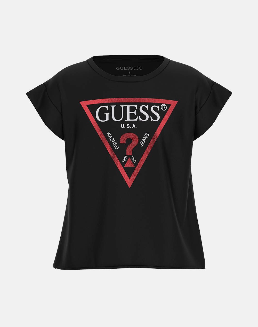 GUESS CROPPED SS TSHIRT_CORE Детска тениска GIRL