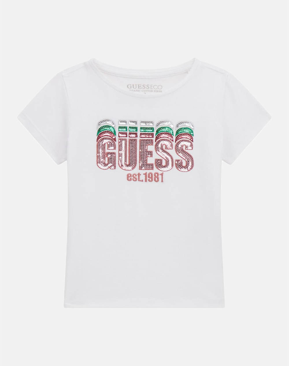 GUESS SS T-SHIRT W/SEQUINS ДЕТСКА ТЕНИСКА GIRL