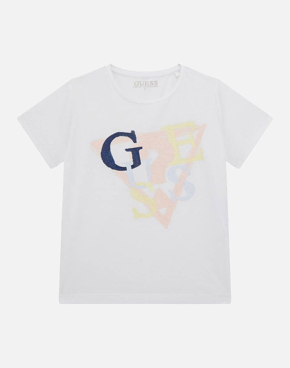 GUESS MIDI SS T-SHIRT - MID ORGANIC CO STR JERSEY 160 ТЕНИСКА G