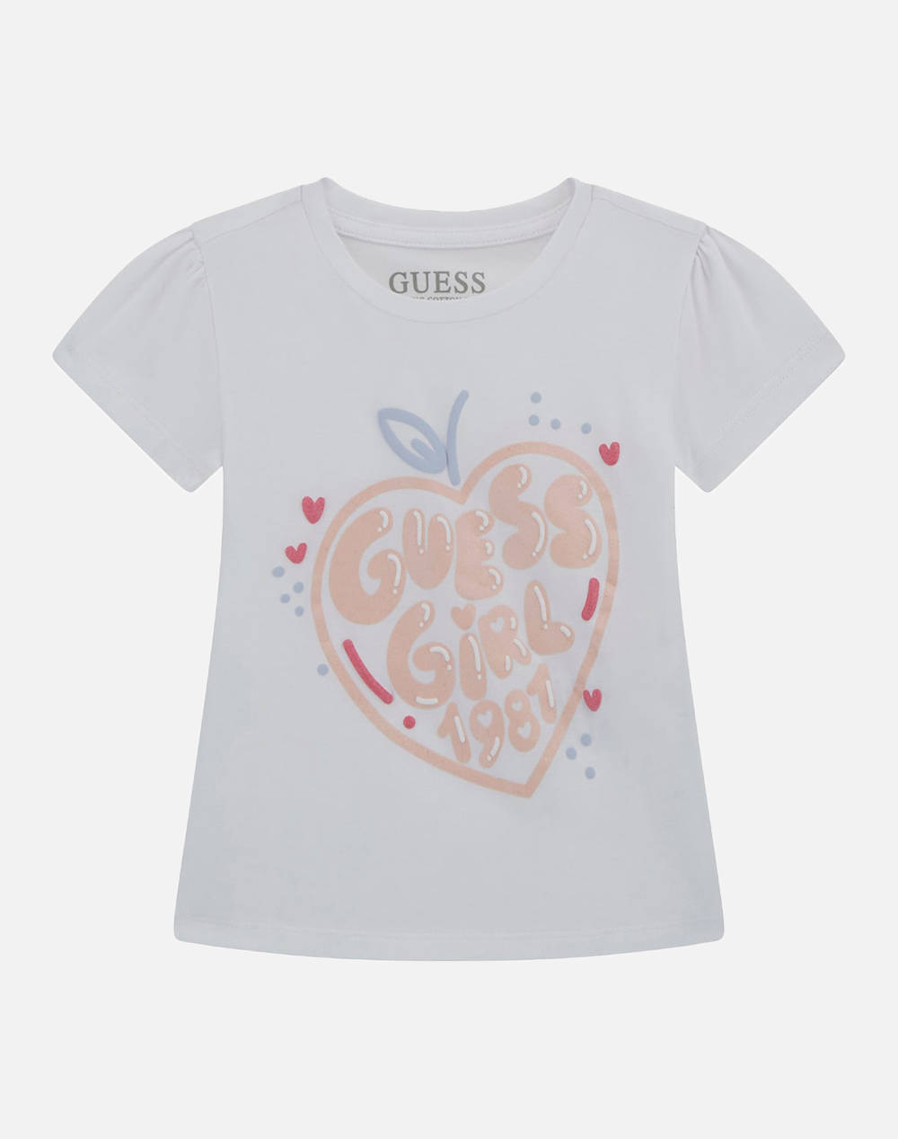 GUESS HIGH LOW SS T-SHIRT - MID ORGANIC CO STR JERSEY 160 ТЕНИСКА G