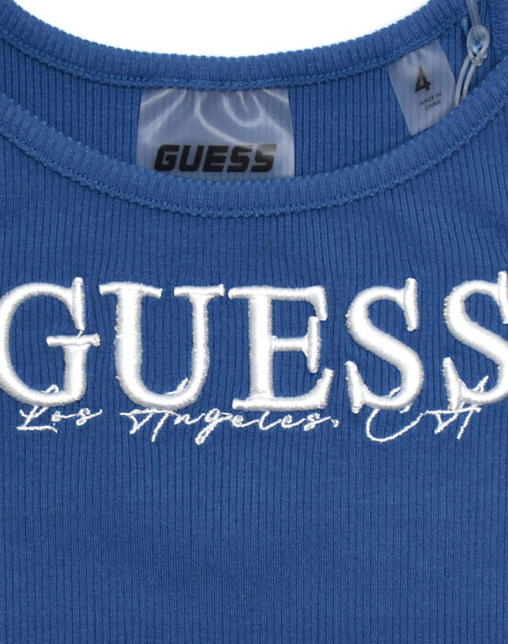 GUESS RIB SL TOP_MINI ME - ECO SMOOTH GIRLY RIB 435 ДЕТСКА ТЕНИСКА GIRL