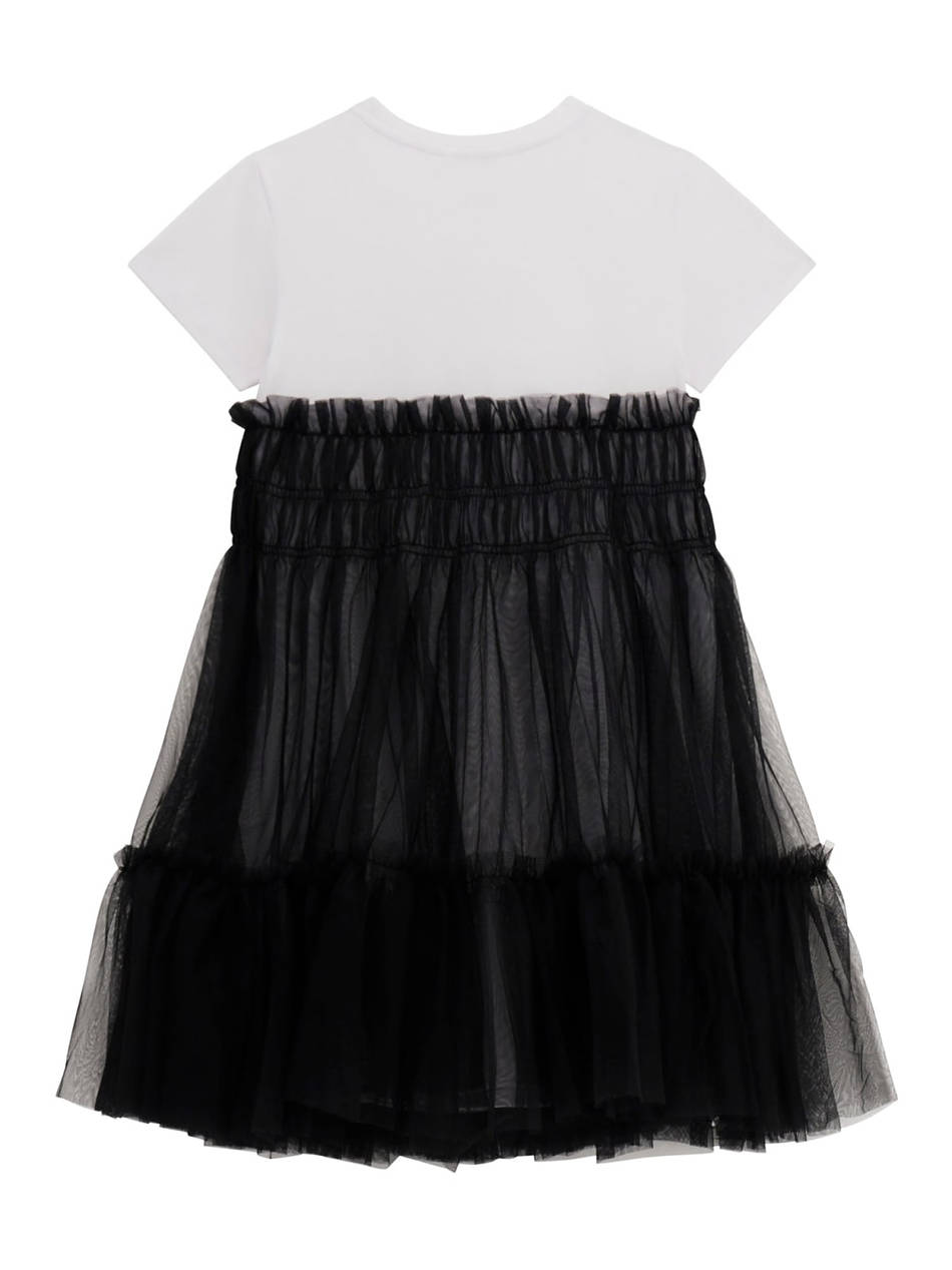 GUESS MIXED FABRIC SS DRESS Детска рокля GIRL