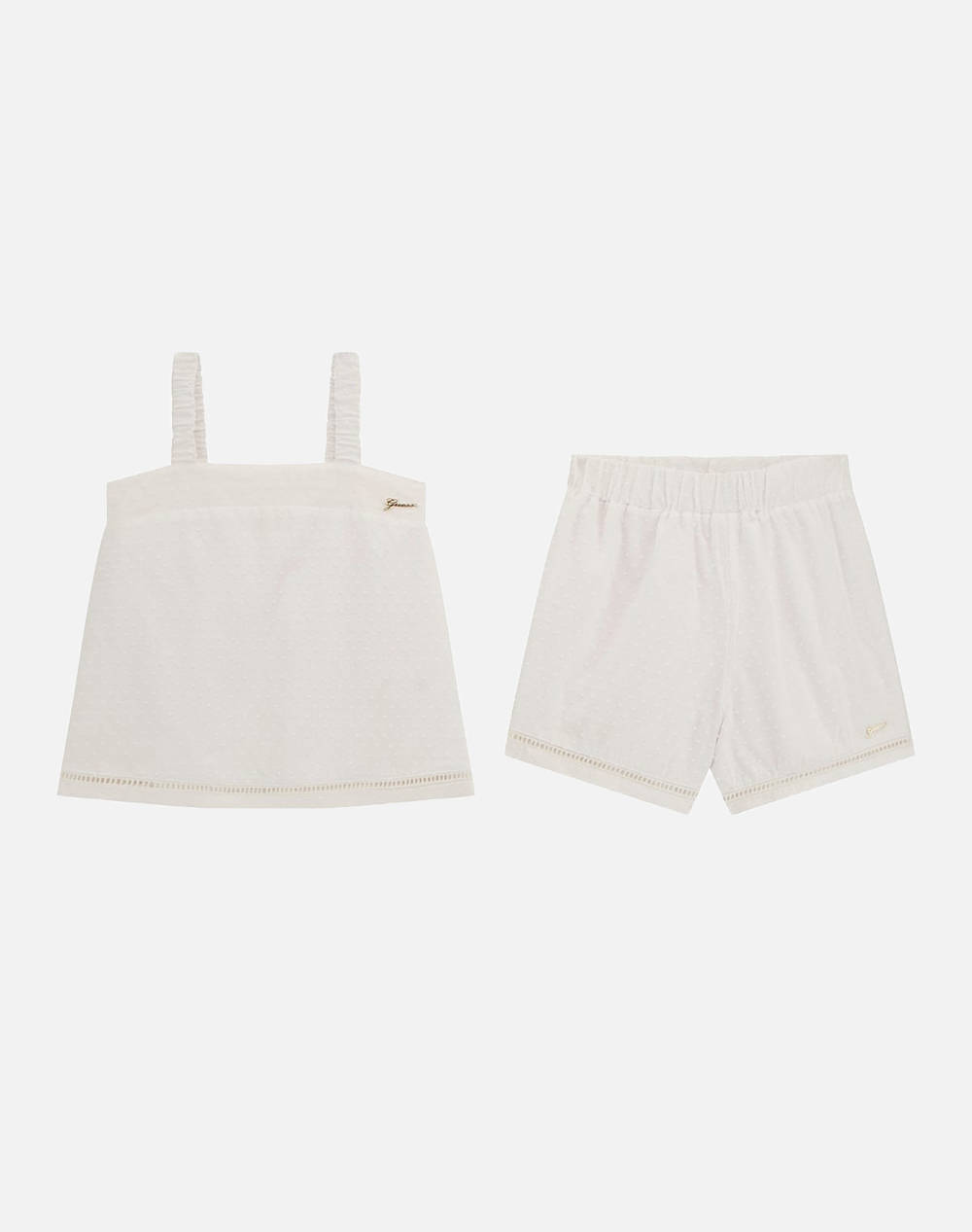 GUESS SET TANK TOP+SHORTS - MID MUSLIN PLUMETIE COTT.110 КОМПЛЕКТ G