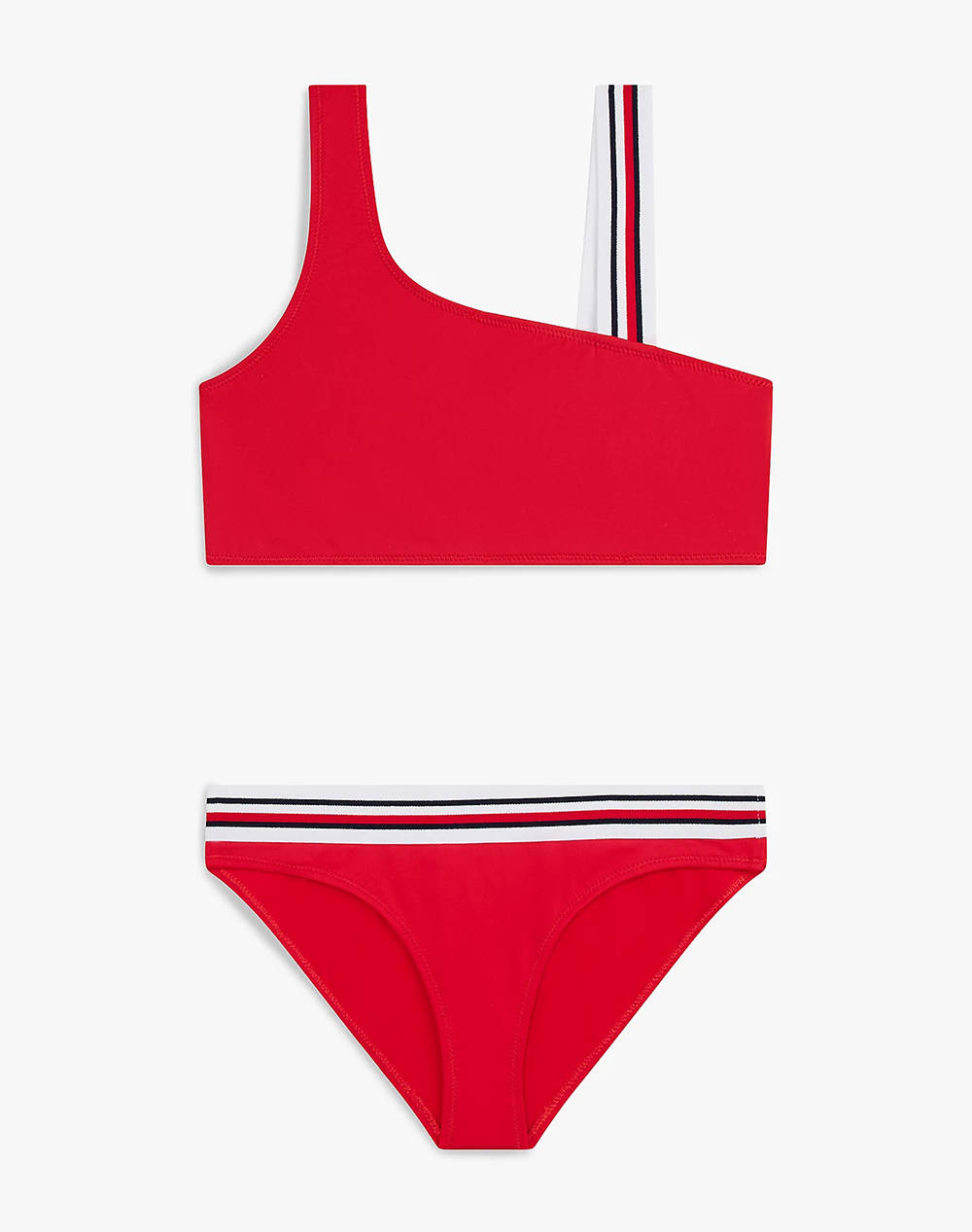 TOMMY HILFIGER ONE SHOULDER BIKINI SET