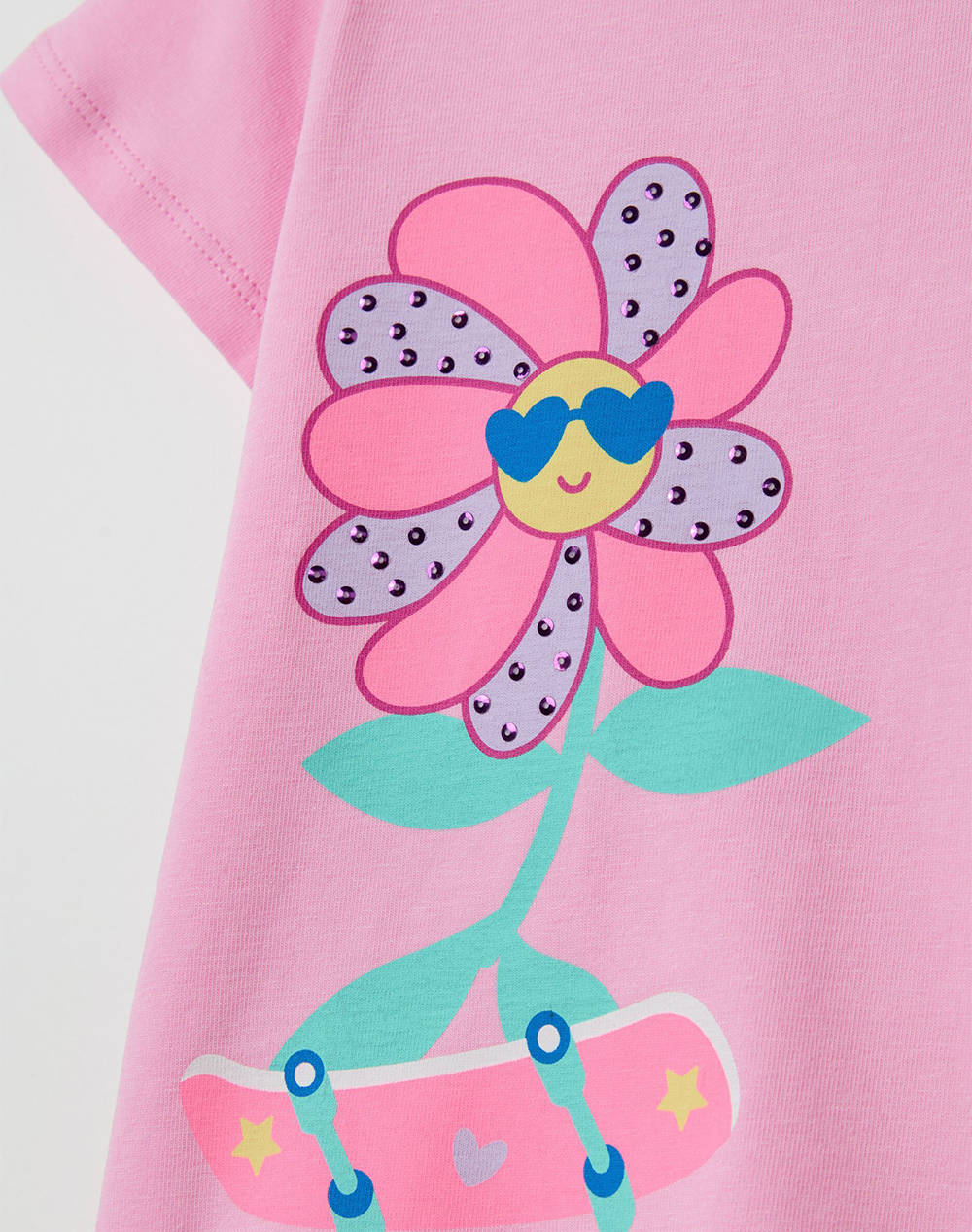 OVS TSH FLOWER IN SKATE