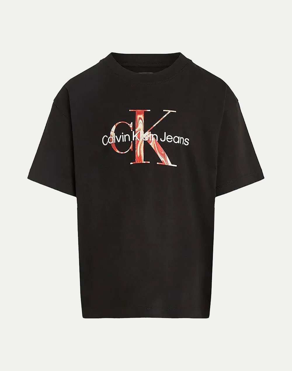CALVIN KLEIN OCEAN SWIRL MONO T-SHIRT
