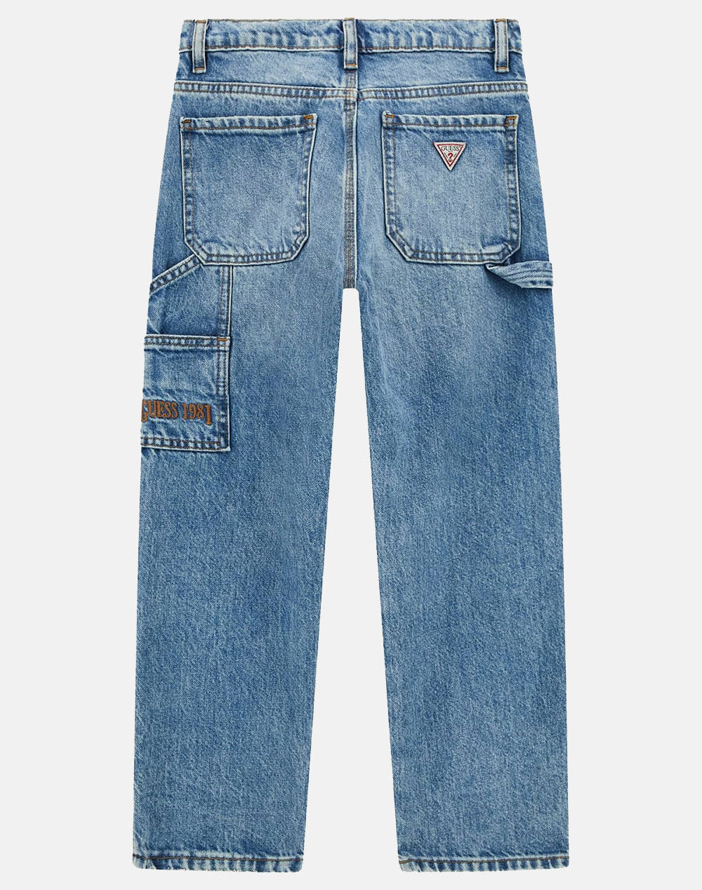 GUESS RIGID DENIM WORKER FIT PANTS ДЕТСКИ ПАНТАЛОН BOY