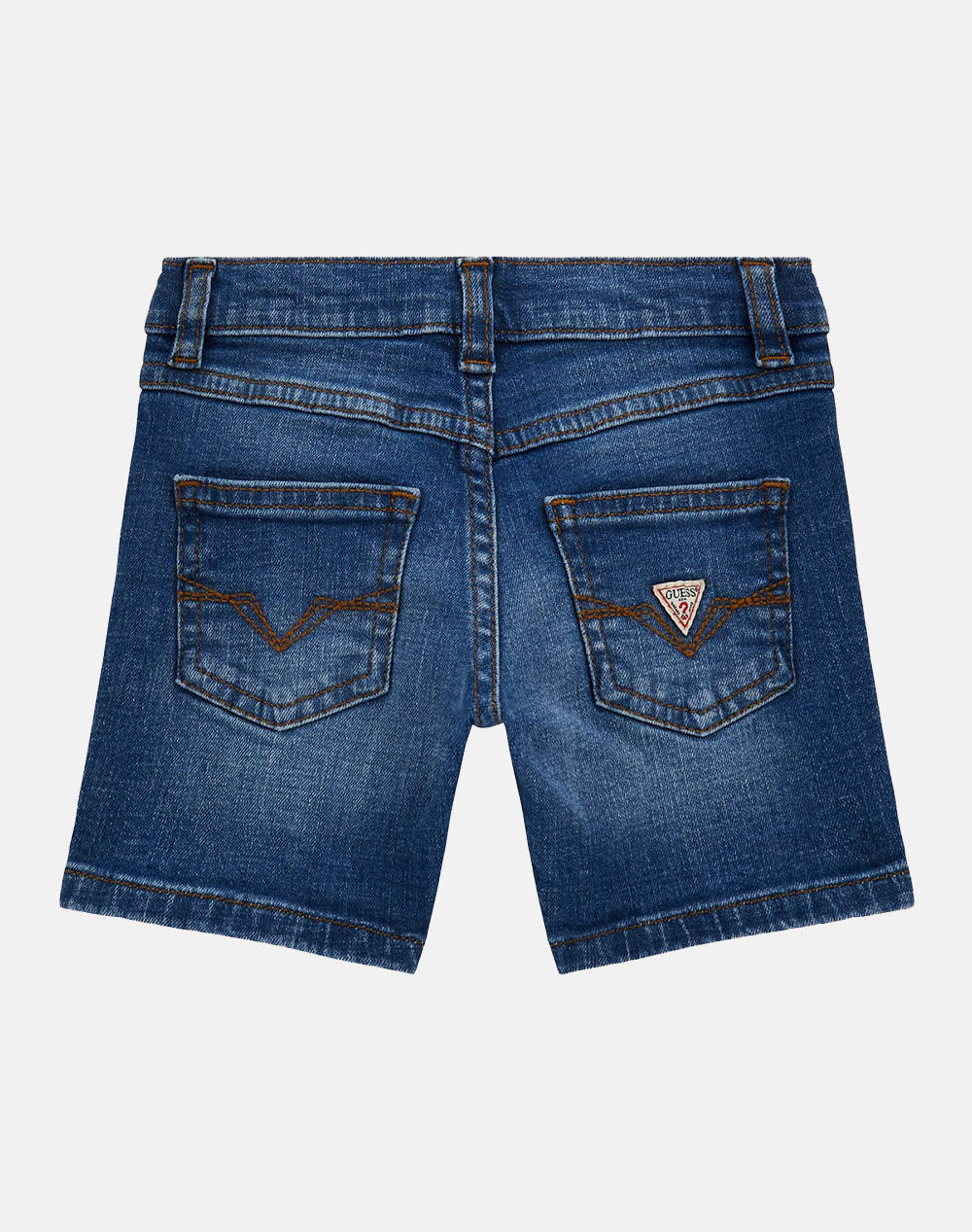 GUESS STRETCH DENIM SHORTS - CO CRISSCROSS COMFORT INDIGO КЪСИ ПАНТАЛОНИ B